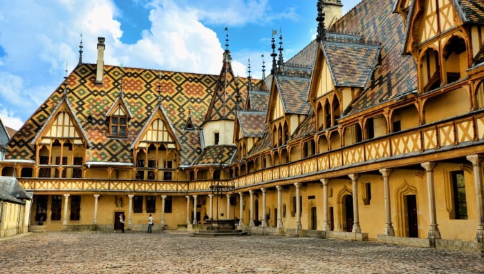 Architecture in Beaune, france