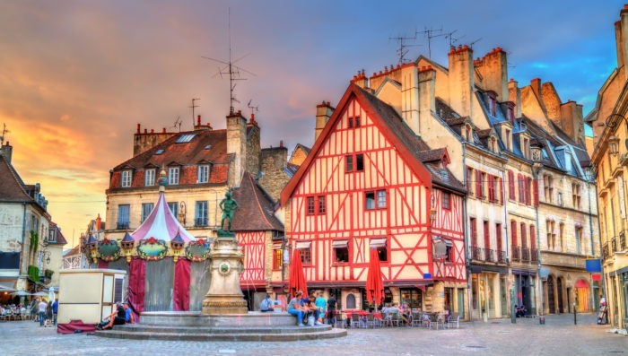 Beautiful architecture in Dijon