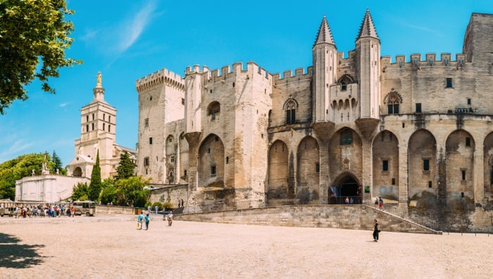Palace de Popes in Avignon, France